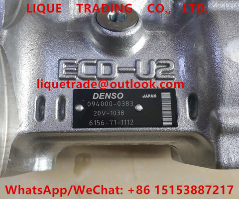 مضخة وقود DENSO 094000-0383 ، 094000-0380 ، 094000-0381 ، 094000-0384 لـ KOMATSU PC450-7 6156-71-1112 ، 6156711112 المزود