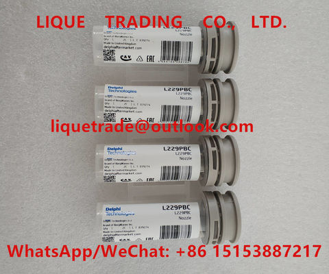 فوهة حاقن السكك الحديدية المشتركة DELPHI L229PBC ، L229 ، NOZZLE 229 ، 229PBC المزود